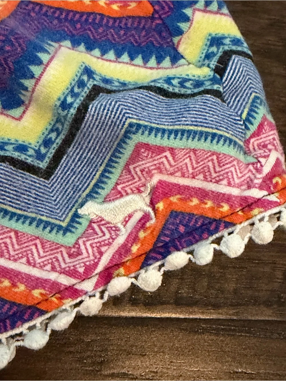 Victoria’s Secret pink colorful chevron lounge booty shorts y2k
